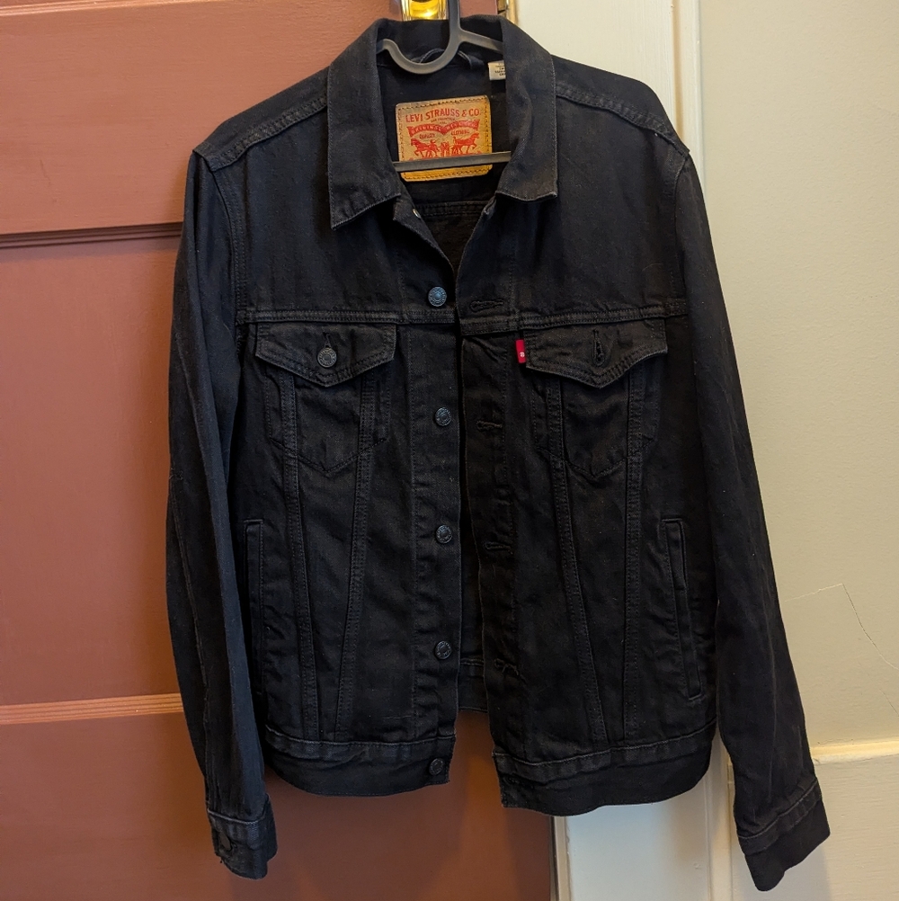 Levi's Black Trucker Jean Jacket